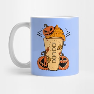 Three halloween pumpkins Mug